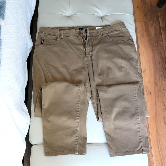 GIORGIO ARMANI Chinos Classic Straight-Leg Size 34 X 30 Aprox - Picture 1 of 9